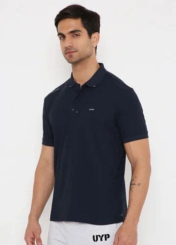 Polo Pro Collared T Shirt Fuel Navy Half Sleeves Plain At Rs 649