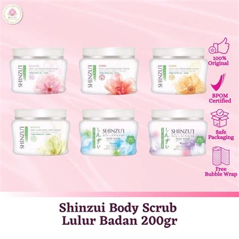 Jual YF BEAUTY Shinzui Body Scrub Lulur Badan BPOM 200gr Shopee Indonesia