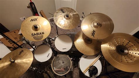 New Cymbals New Setup : r/drums