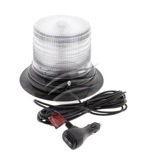 Led Amb Grn Beacon V Mgnt Mnt W Cig Plug Strobe Rot Per Car