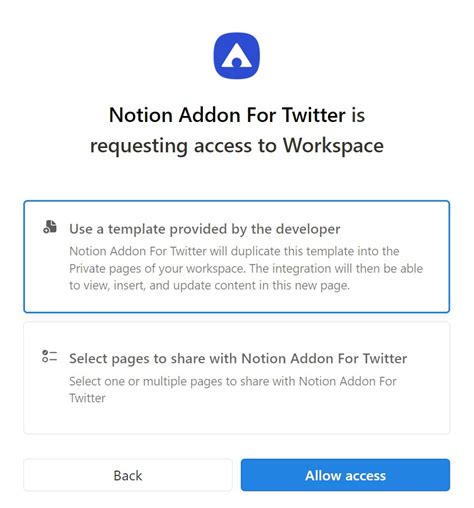 Notionaddon On Twitter To Set Up Your Connection Click This