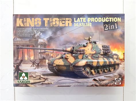 1 35 2130 Takom German Tank Sd Kfz 182 King Tiger Late Production 2