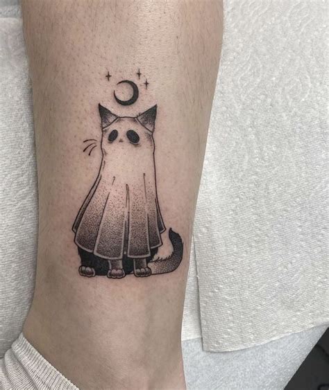 Tatuagem Gatinho Fantasma Tatuagens Criativas Tatuagens Pequenas