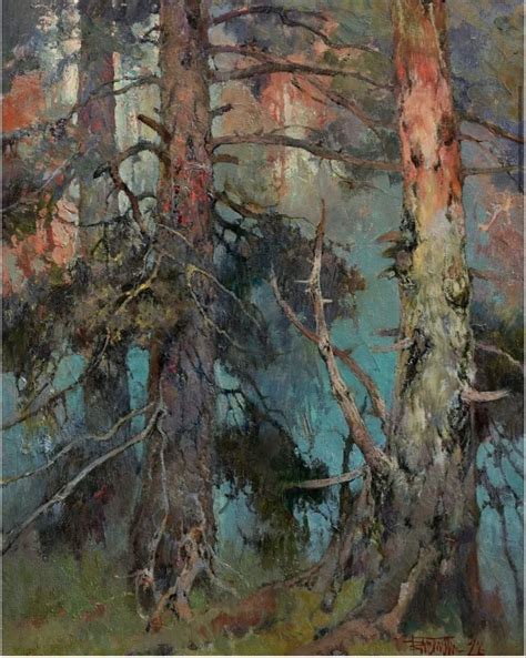 Landscape Trees Oil Painting Landscape Tree Painting Watercolor