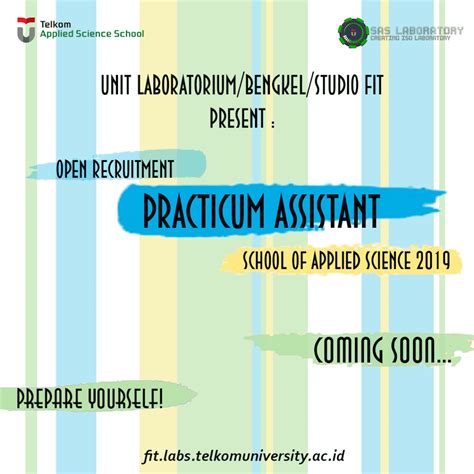 Coming Soon Rekruitasi Asisten Praktikum Fit Semester Ganjil