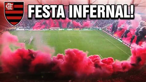 O Inferno Rubro Negro Torcida Do Flamengo Dá Show No Maracanã 1307