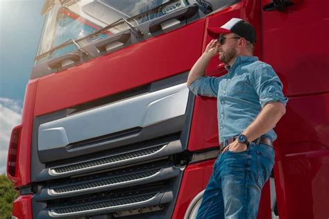 Proud Semi Truck Driver Stock Photo By ©welcomia 187115892