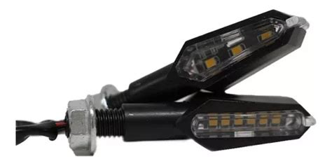 Faro Led Giro Intermitente Ambar Secuencial 12v 5w Moto TORETTOS MARKET