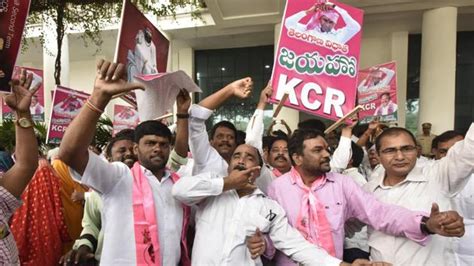 Telangana Assembly Elections Trs Sweeps Telangana Kcr Wins By