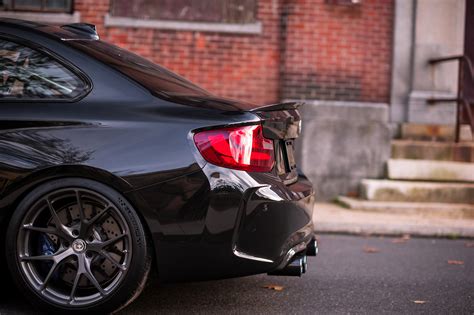 This Is A Magnificent Black Sapphire Metallic Bmw M2 Coupe With Hre Wheels And Carbon Fiber Aero