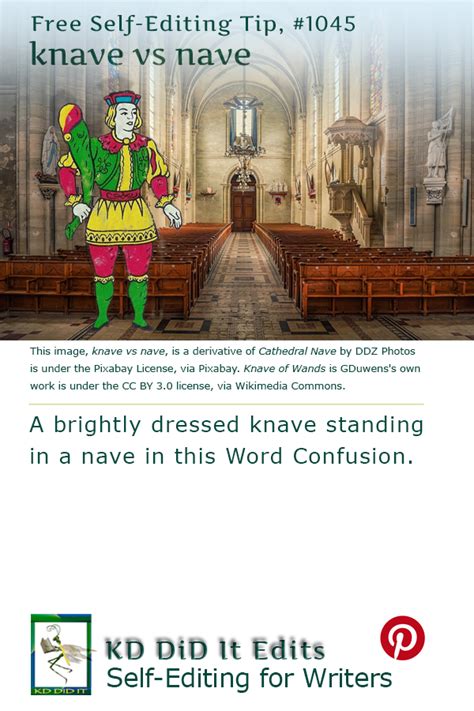 Word Confusion Knave Versus Nave • Kd Did It