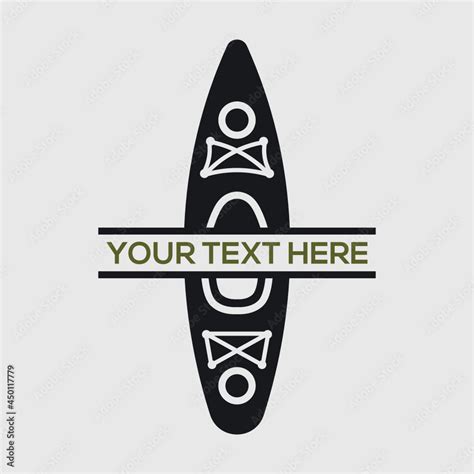 Kayak Split Monogram Svg Kayak Boat Svg Canoe Svg Paddle Svg