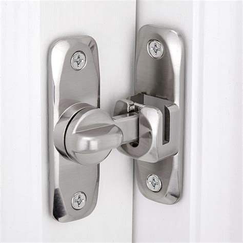amazoncom iniret  packs silvery barn door latches degree gate