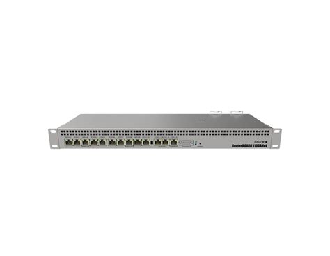 Mikrotik RouterBOARD Dude Edition (RB1100Dx4) 1U rackmount router with 13x Gigabit Ethernet ...