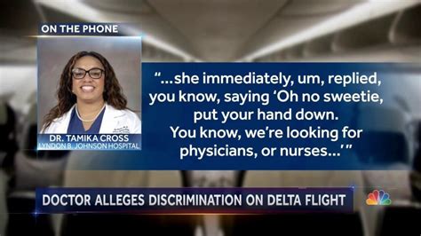 Black Doctor Alleges Discrimination From Delta Flight Attendant While Trying To Help Sick