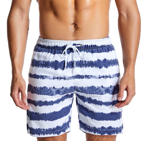 Safuny Mens Swim Trunks Shorts Swimwear Clearance Drawstring Fashion