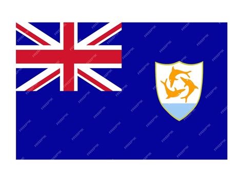 Premium Vector Anguilla Flag World Flag Icon Official National Flag