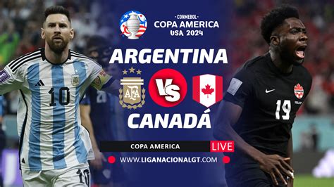 En Vivo Argentina Vs Canadá Copa América 2024 En Directo Online Por Espn