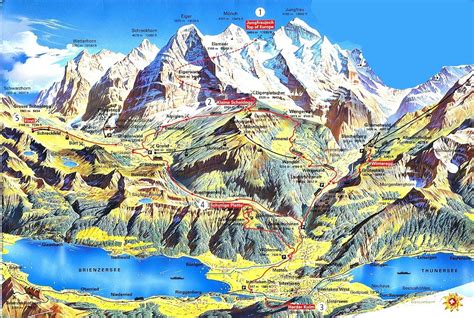 Jungfrau Map