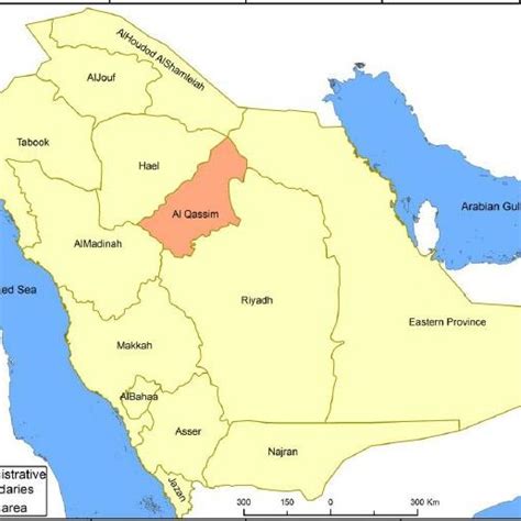 Qassim Region in Saudi Arabia Source: Atlas of The Kingdom of Saudi ...