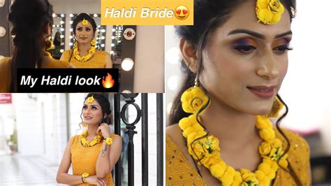 Vlog 14 My Haldi Look Reveal ️🔥 Haldi Bride Bride To Be😍