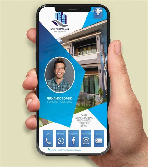 Cartao De Visita Digital Interativo Corretor De Imoveis Elo