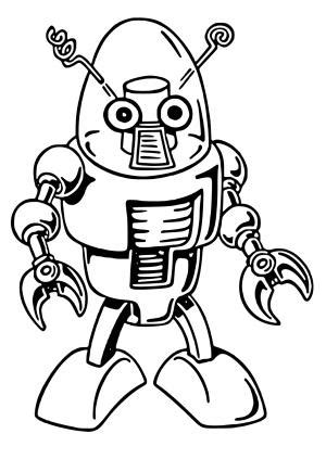 Coloriages Robot Imprimer Gratuit Pour Adultes Et Enfants Filles