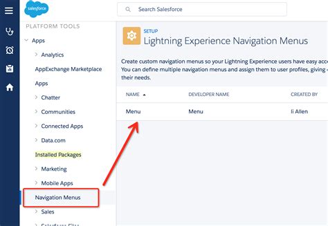 How To Add Custom Tabs To Lightning Navigation Menu Salesforce Stack