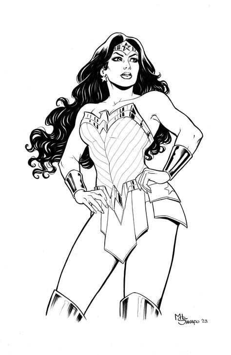 Wonder Woman Drawing How To Draw Wonder Woman Step By Step 42 OFF