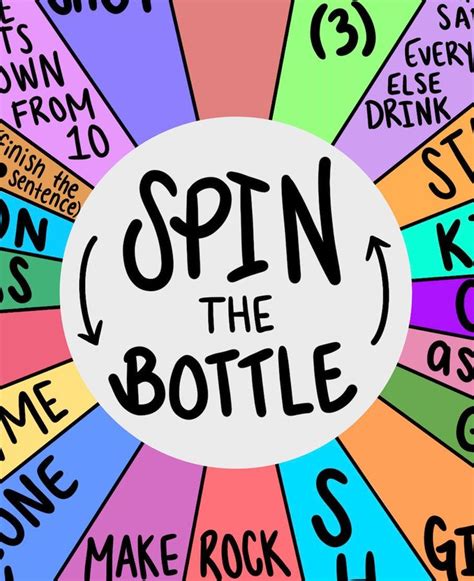 spin  mini bottle party game downloadable etsy spin  bottle