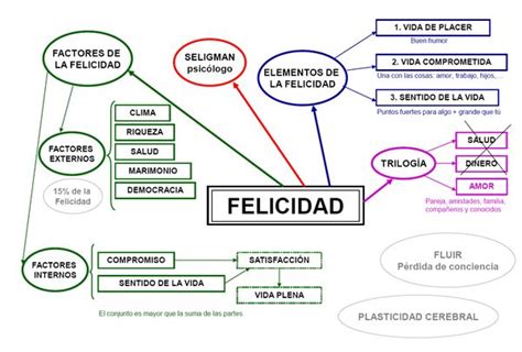 A Diagram Showing The Different Types Of Felicidads In Spanish And