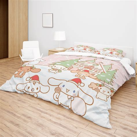 Cinnamoroll Bed Set Snuggle Up With A Quilted Bedding Set Celebrate