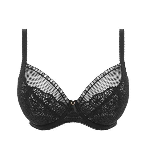 Soutien Gorge Plongeant Freya Expression Noir Suisses