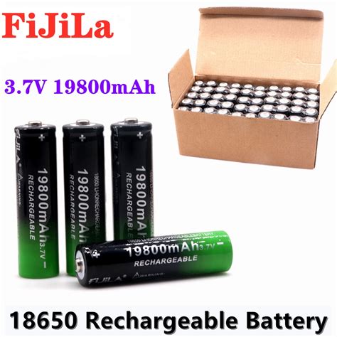 18650 Batterij 3 7V 19800 Mah Oplaadbare Lithium I Grandado