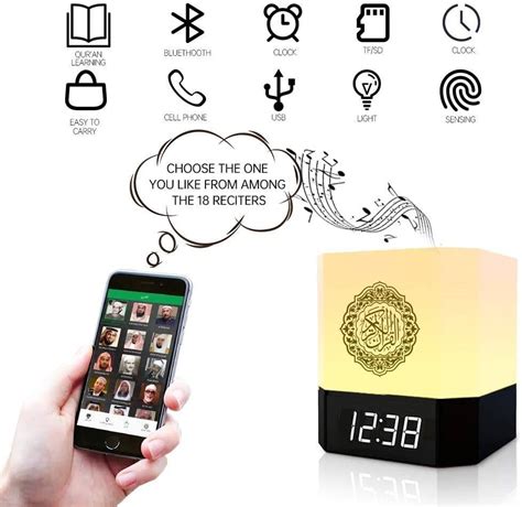 Swthlge Quran Cube,Quran Speaker Quran Player APP Control, AZAN Speaker ...