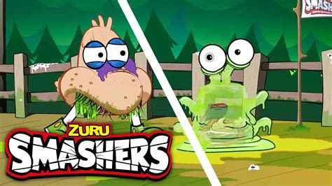 Smashers Slime Guy Vs Runny Nose More Kids Cartoons Zuru