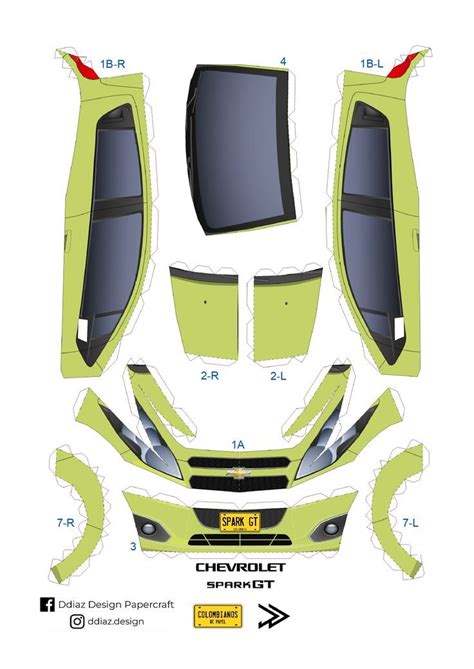 An Image Of The Front And Back Sides Of A Car