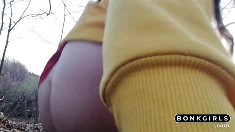 Outdoor Anal Fingering Solo