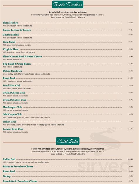 Mays Landing Diner menus in Mays Landing, New Jersey, United States