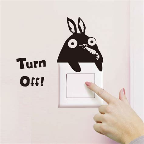 Jual Reliza Wall Sticker Stiker Dinding Saklar Turn On Off Ding Dong