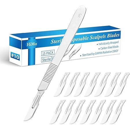 Amazon Scalpel Blades Includes Metal Handle Suitable For