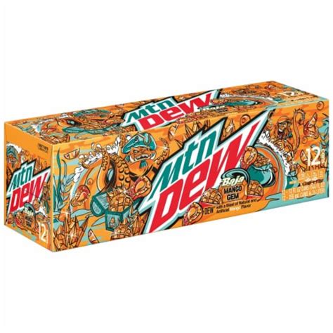 Mountain Dew Baja Mango Gem Soda Cans Pk Fl Oz Kroger