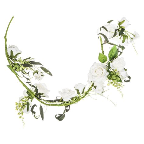 White Floral Garland