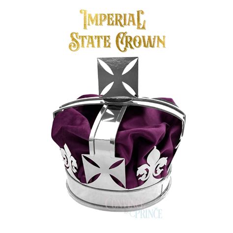 Imperial State Crown 3D Crown Template SVG PNG JPG Replica Crown Kings Coronation King Charles ...