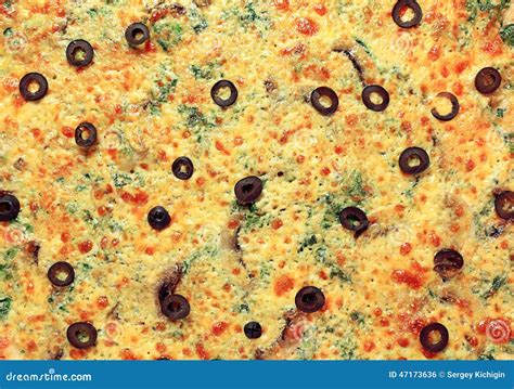 Big Pizza Texture Stock Photo Image Of Cheese Fast 47173636