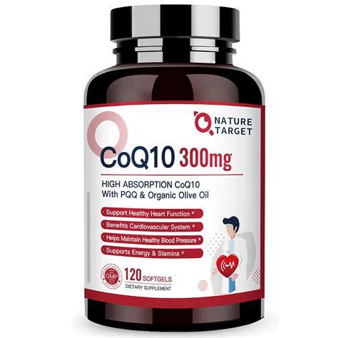 Coq10 For Women Men Health 300mg Softgels Pqq Nature Target