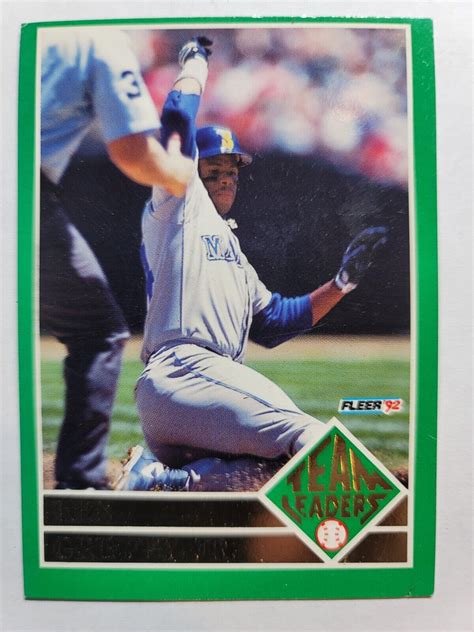 Fleer Team Leaders Ken Griffey Jr Card Ebay