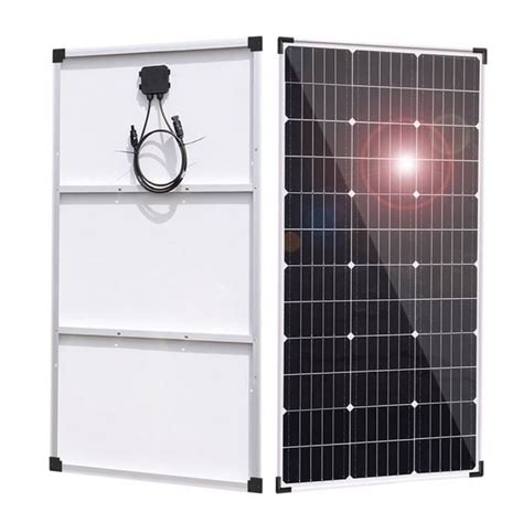 Panneau Solaire Kit Complet Cadre En Aluminium V W W Syst Me