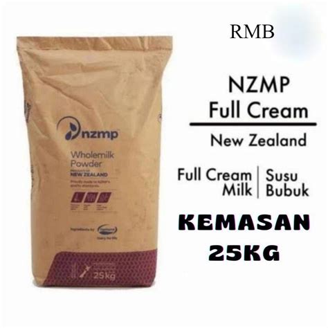 Jual Susu Bubuk Nzmp Full Cream Wholemilk Powder Kg Halal Bisa Cod