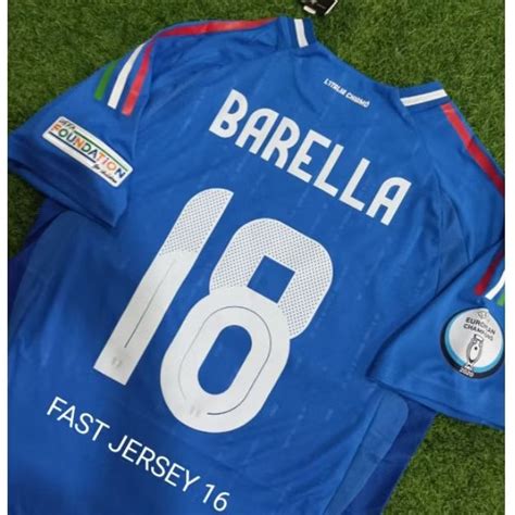 Jual Jersey Italia Itali Home Euro Grade Ori Nameset Full Patch